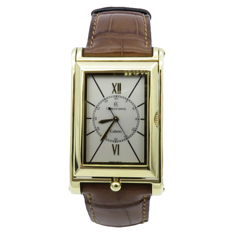 Montre Chronoswiss Cabrio en or jaune 18k Automatique . Montre Chronoswiss Cabrio en or jaune 18k Automatique .