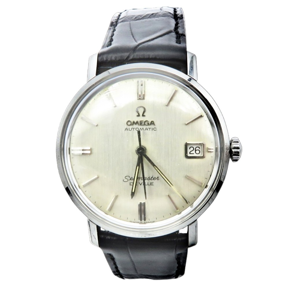  Montre Omega Seamaster Acier Vers 1963. 34 mm. Automatique.