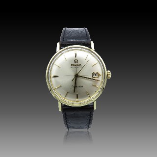  Montre Omega Seamaster métal doré Vers 1961. 34 mm. Automatique.