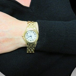 Montre Cartier homme "Cougar" Or 18k massif quartz Vers 1990.