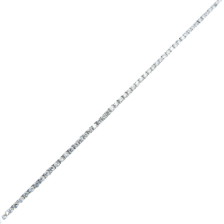Bracelet ligne en or gris 18 Cts avec 74 diamants brillants G/VS Total : 3,0 Cts Bracelet ligne en or gris 18 Cts avec 74 diamants brillants G/VS Total : 3,0 Cts