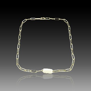 Collier Dinh Van Or jaune 18 k . 17,50 Grs. 39,5 cm.