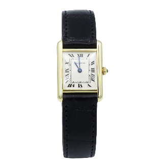 Montre Cartier Dame "Tank Louis Cartier " Or Jaune 18k de 1995 . Quartz