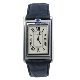 Montre Cartier Tank Basculante Acier Mécanique de 2001. Full Set