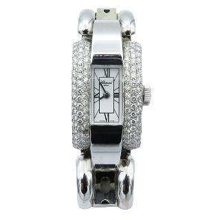 Montre Chopard Dame Strada Or gris 18k et Diamants de 1996 Quartz.