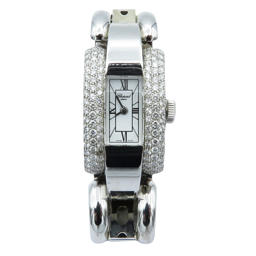 Montre Chopard Dame Strada Or gris 18k et Diamants de 1996 Quartz.