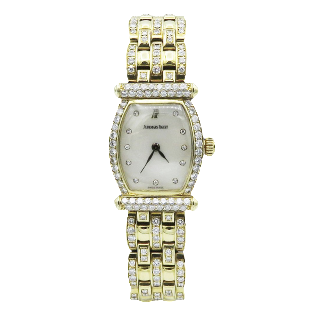 Montre Audemars Piguet Cargenie Dame Or jaune 18k Diamants Vers 1990