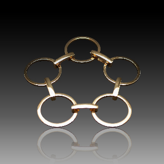 Bracelet Boucheron "Madone" en Or 18k .