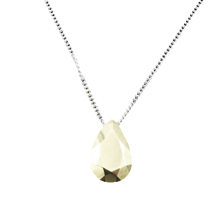  Collier pendentif Vangelder "Pépite" or jaune et gris 18k . Prix Neuf : 1660€