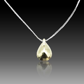  Collier pendentif Vangelder "Pepite" or jaune et gris 18k . Prix Neuf : 1660€