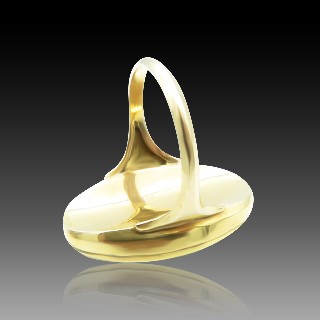 Bague Silhouette vers 1780 en or 18k .Taille 54