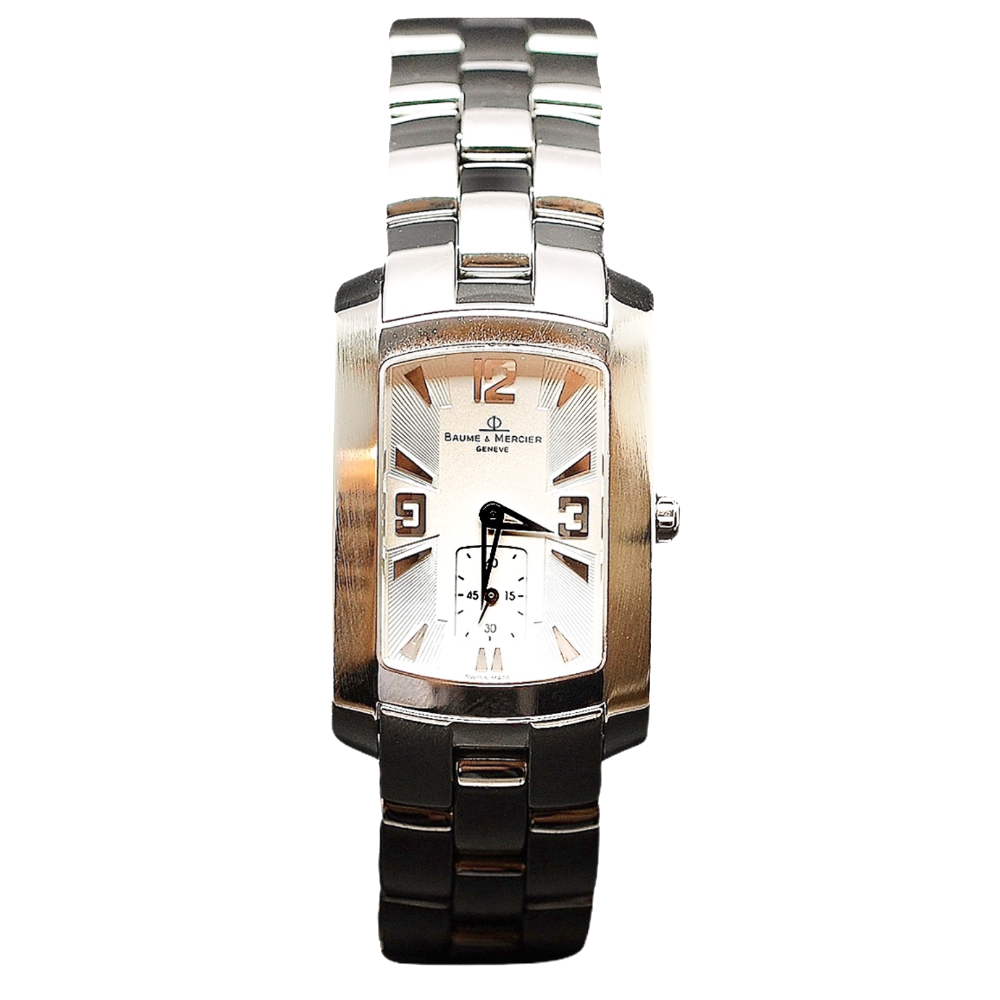 Montre Baume et Mercier Homme Hampton Milleis Acier Quartz.