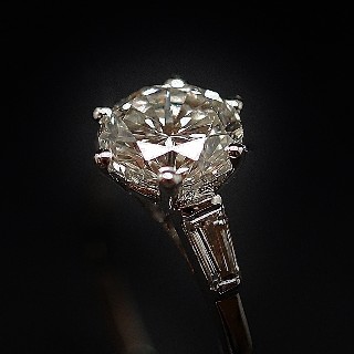 Solitaire Diamant de 1.57 Cts I-VS1 . Or 18 Cts.