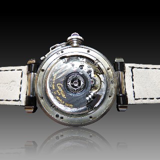 Montre Cartier Pasha 35 mm en acier. ref : 2324. Automatique. Vers 2010 Montre Cartier Pasha 35 mm en acier. ref : 2324. Automatique. Vers 2010