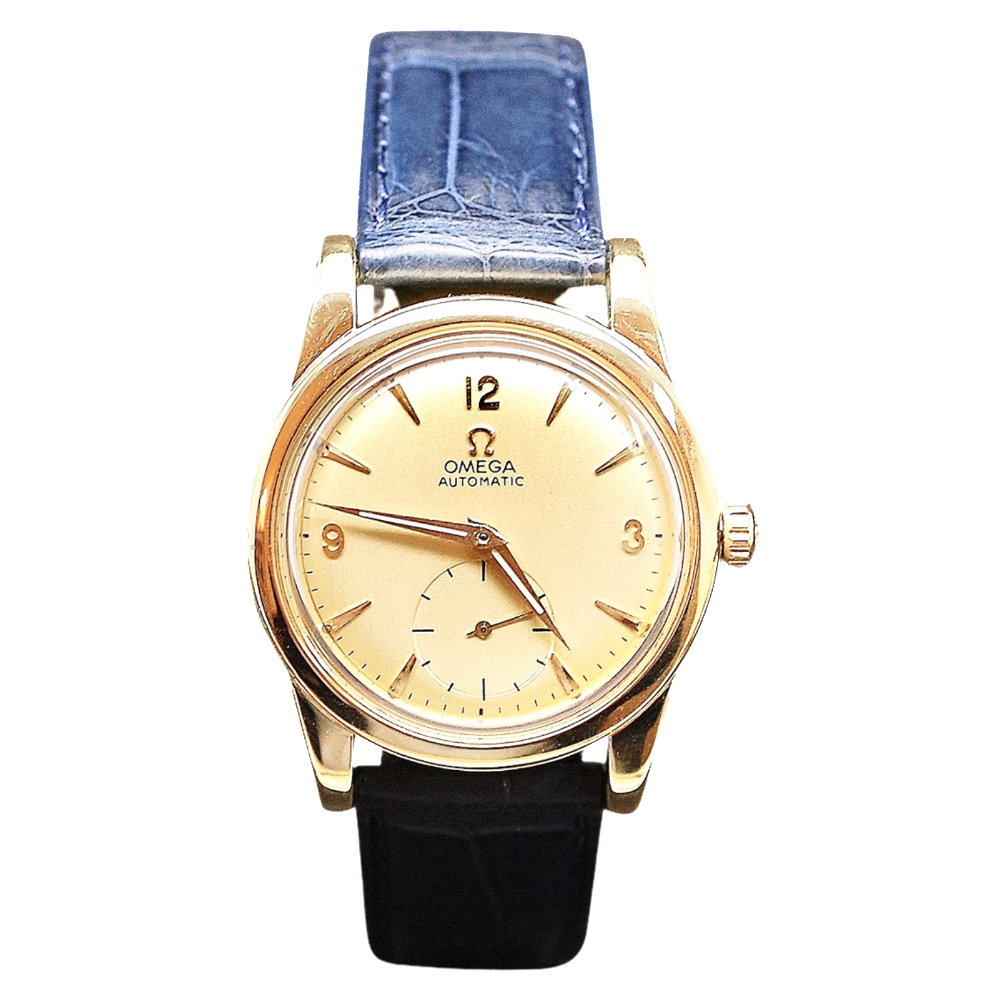 Montre Omega Vintage ref: 2576 en Or jaune 18k Automatique Vers 1955.