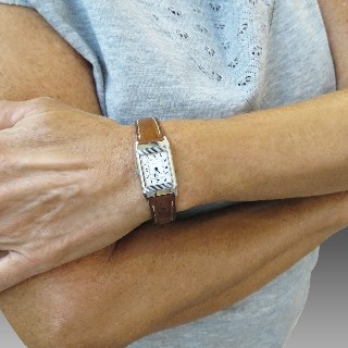 Montre Jaeger LeCoultre Reverso Lady en Acier Quartz vers 2000