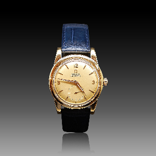 Montre Omega Vintage ref: 2576 en Or jaune 18k Automatique Vers 1955.