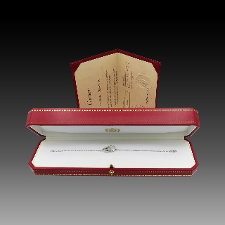 Bracelet Cartier Love de 2009 Or gris 18K . Taille 18 cm .Full set.