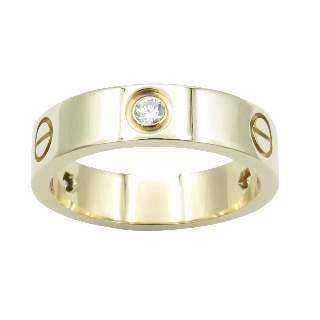 Bague Cartier Love Or jaune 18K et trois Diamants de 2019 Taille 61. Bague Cartier Love Or jaune 18K et trois Diamants de 2019 Taille 61.