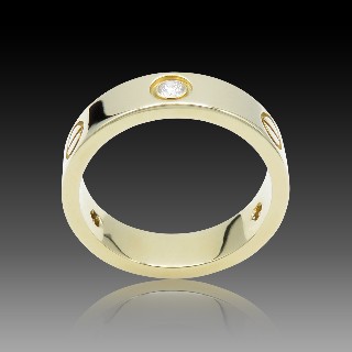 Bague Cartier Love Or jaune 18K et Diamants de 2019 .Taille 61.