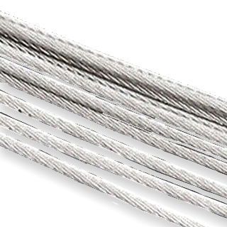 Collier DINH VAN , 10 cables or gris 18 carats , 15.2 gr