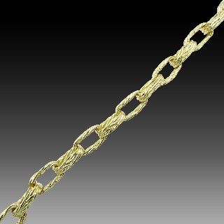 Bracelet en or jaune 18k massif . Poids : 45,40 Grs. 18,5 cm vers 1970