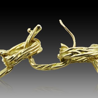 Bracelet en or jaune 18k massif . Poids : 45,40 Grs. 18,5 cm vers 1970