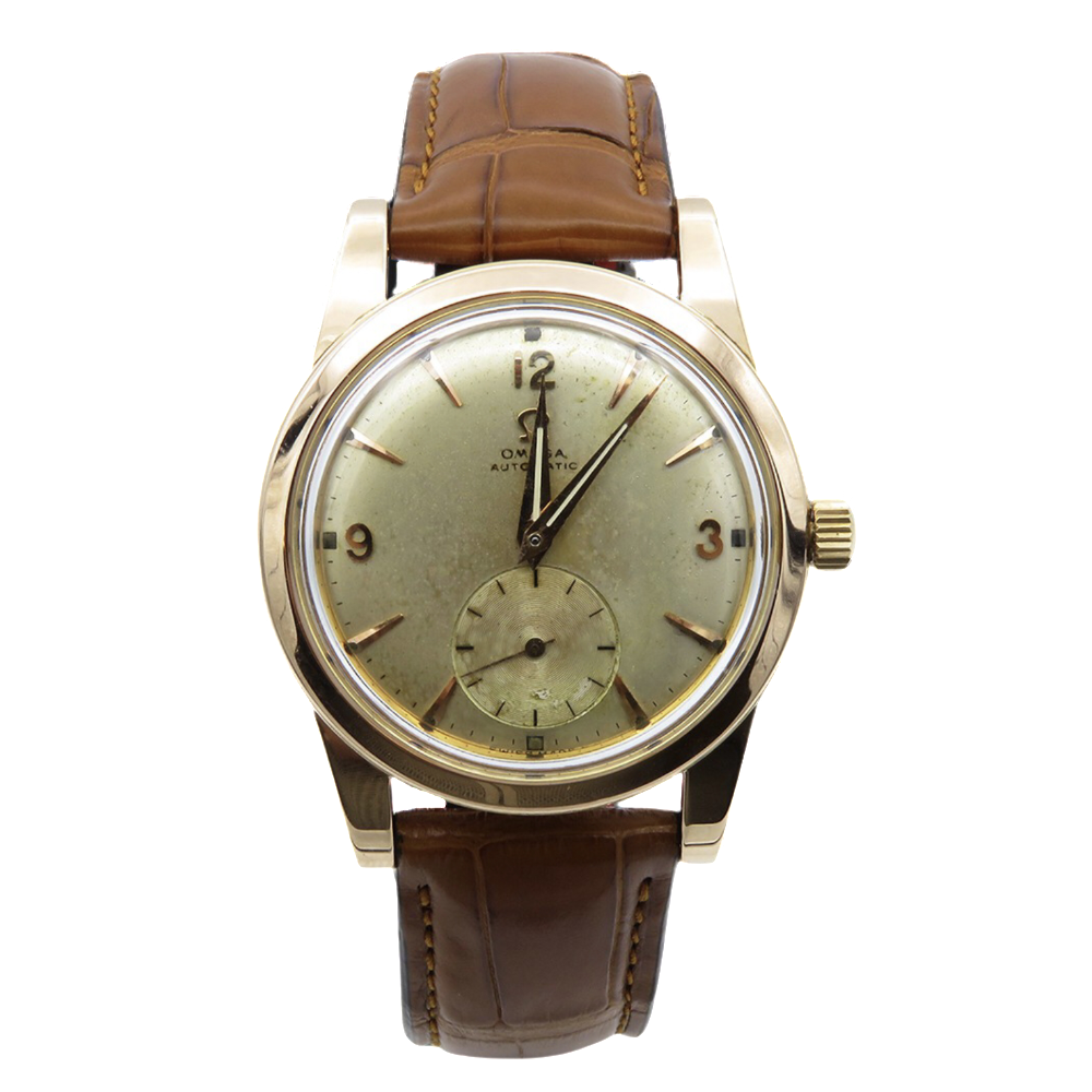  Montre Omega Or rose 18K de 1952. Automatique. ref : 2576. 34 mm