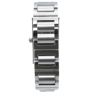 Montre Dunhill rectangulaire "Facet" Homme Acier Quartz vers 2018