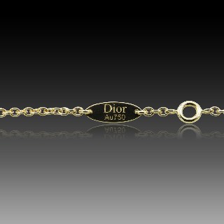 Collier Pendentif  Dior "Rose des Vents" Or jaune 18k nacre et diamants de 2019