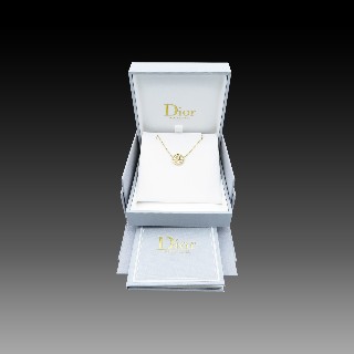 Collier Pendentif  Dior "Rose des Vents" Or jaune 18k nacre et diamants de 2019
