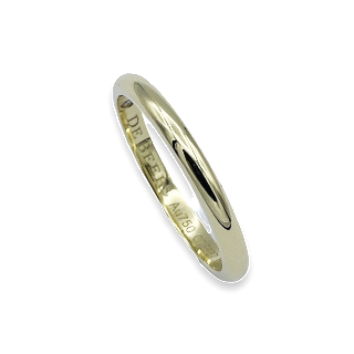 Alliance "De Beers" de 2018 en Or jaune 18k. Taille 48. Prix neuf : 600€.