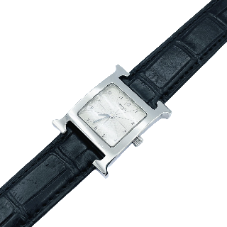 Montre Hermes Heure H Dame Petit modèle Quartz de 2010. Boite-Papiers.