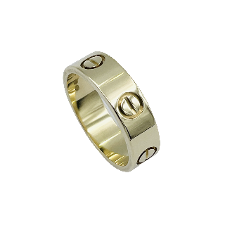 Bague Cartier Love en Or jaune 18k  Taille 53. Prix neuf : 1730€.