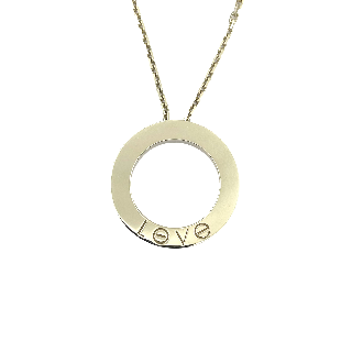 Collier Cartier Love en Or jaune 18k  vers 2015 . Prix neuf : 3200€.  42 cm.