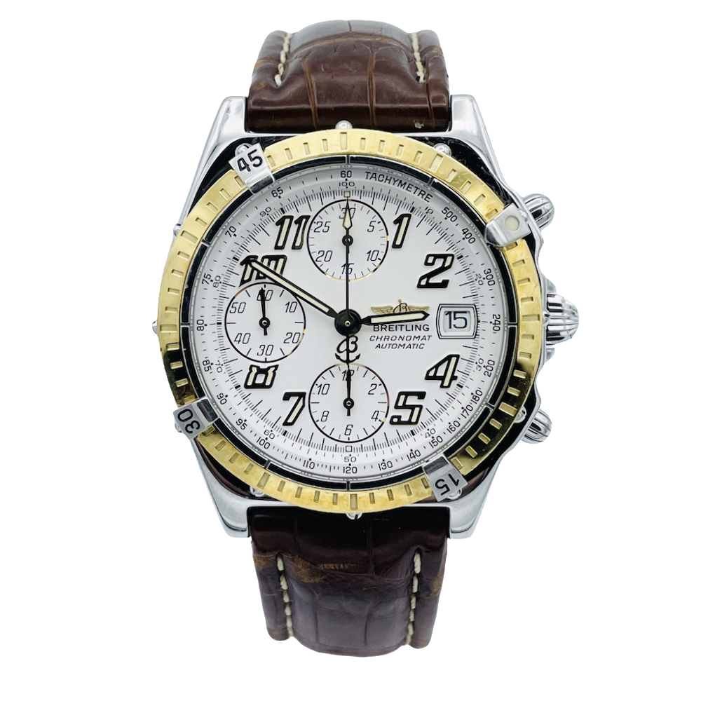 Montre Breitling Chronomat Or et Acier Vers 1998 Automatique