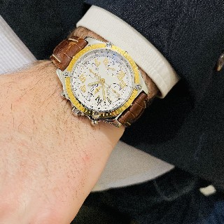 Montre Breitling Chronomat Or et Acier Vers 1998 Automatique