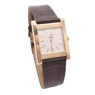 Montre Omega "Slimline" de 1960 en Or rose 18k , calibre 540 