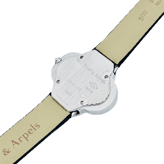 Montre Van Cleef & Arpels Alhambra Petit modèle de 2021 Diamants Or gris 18k