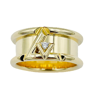 Bague Louis Vuitton "LV VOLT ONE" Diamant . Taille 56 . Prix neuf : 4100€