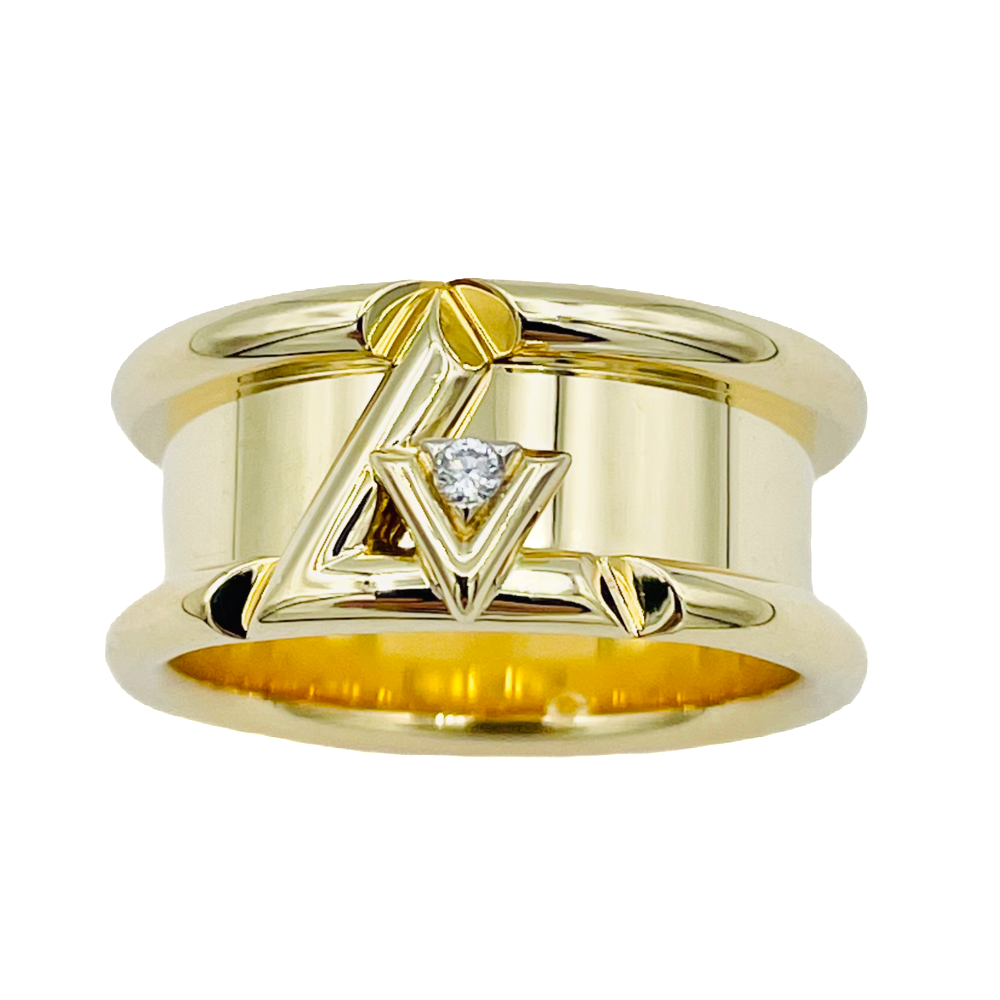 Bague Louis Vuitton LV VOLT ONE Diamant . Taille 56 . Prix neuf : 4100€