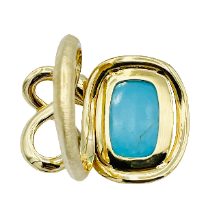 Bague OLE IYNGGAARD "Serpent Turquoise et Diamants,Taille 51, Prix neuf : 5360€ Bague OLE IYNGGAARD "Serpent Turquoise et Diamants,Taille 51, Prix neuf : 5360€