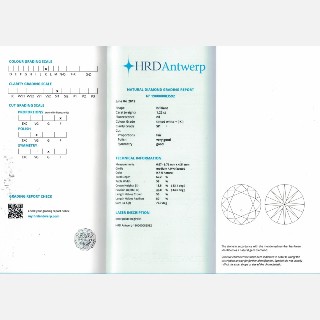 Puces d'oreilles Or gris 18k avec Diamants brillants 1.22 Cts et 1.21Cts. K-SI1 (HRD) Puces d'oreilles Or gris 18k avec Diamants brillants 1.22 Cts et 1.21Cts. K-SI1 (HRD)