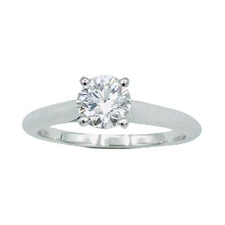 Solitaire Cartier 1895 Platine Diamant brillant de 0.60 Cts.G /VS2. (GIA) Solitaire Cartier 1895 Platine Diamant brillant de 0.60 Cts.G /VS2. (GIA)