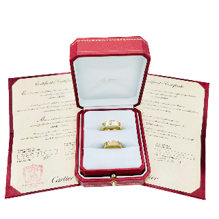 Bague Cartier Love Or jaune 18K et trois Diamants de 2019 Taille 61. Bague Cartier Love Or jaune 18K et trois Diamants de 2019 Taille 61.