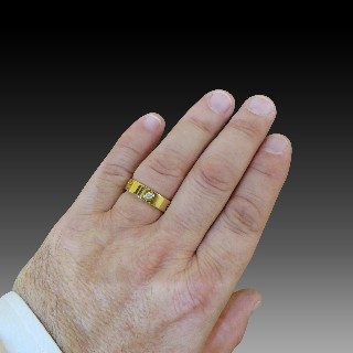 Bague Cartier Love Or jaune 18K et trois Diamants de 2019 Taille 61. Bague Cartier Love Or jaune 18K et trois Diamants de 2019 Taille 61.