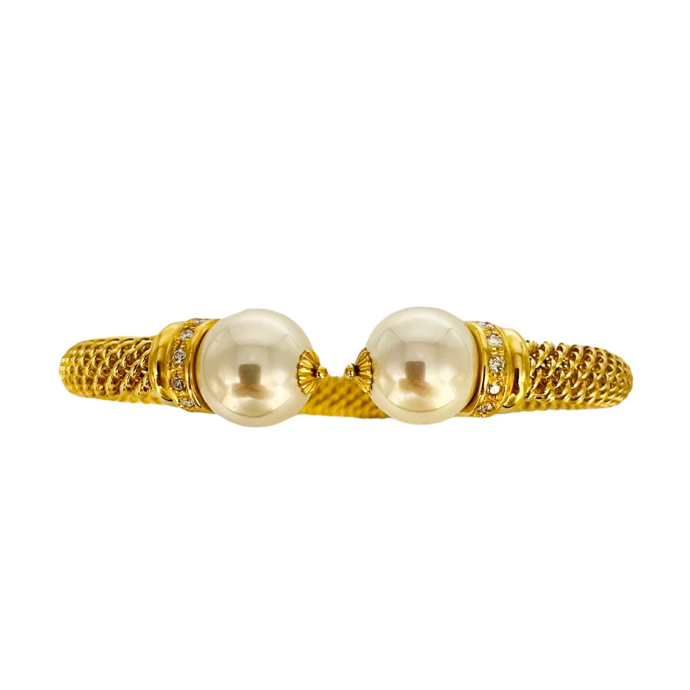 Bracelet De Perles Fantaisie DPR Multicolore - Perles Imitation, Fermoir Mousqueton Doré, Neuf Sans Emballage
