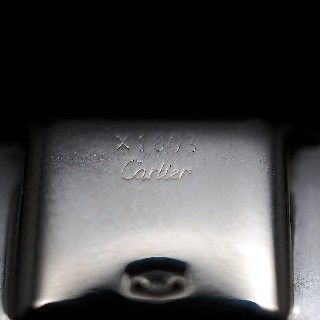 Bracelet Cartier Motif Epis 5 rangs en Or gris 18k. vers 1990.