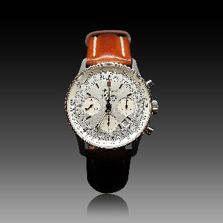 Montre Breitling Navitimer en acier automatique de 2010. Boite et papiers . 41 mm