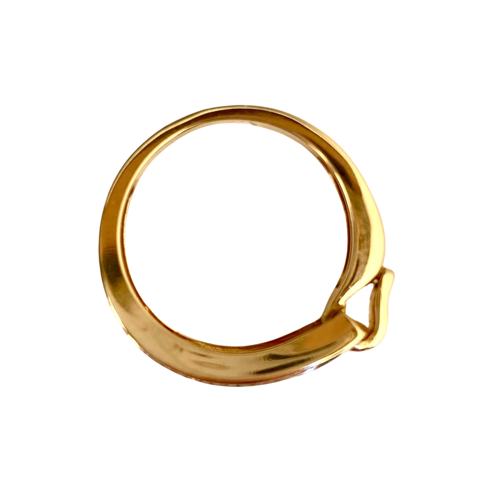 Bague Alliance Guy Laroche Or 18 Carats Et Diamants - 4,98 G - Taille 48 - Occasion